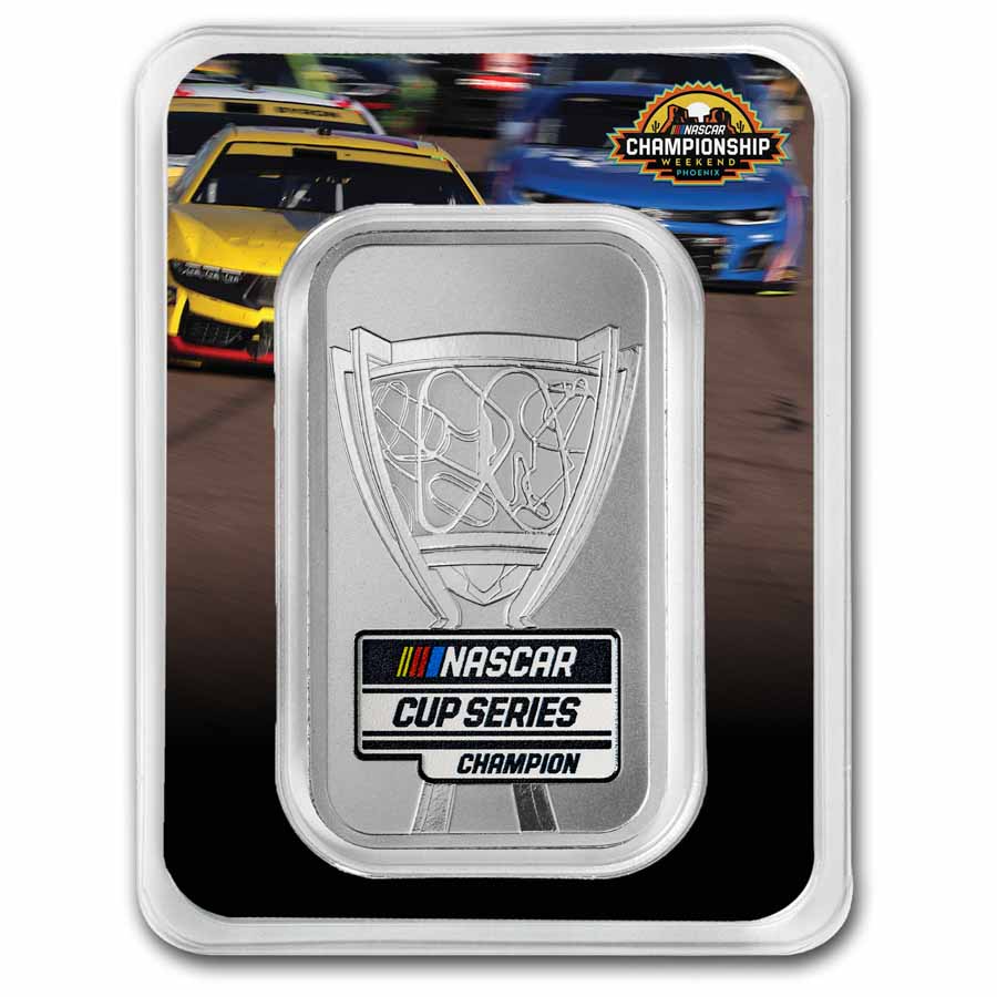 1 oz Ag Bar - NASCAR Cup Series Championship in Lenticular TEP | eBay